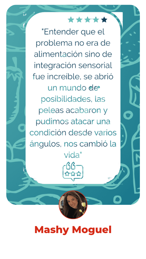 testimonio selectividad alimentaria sensorial