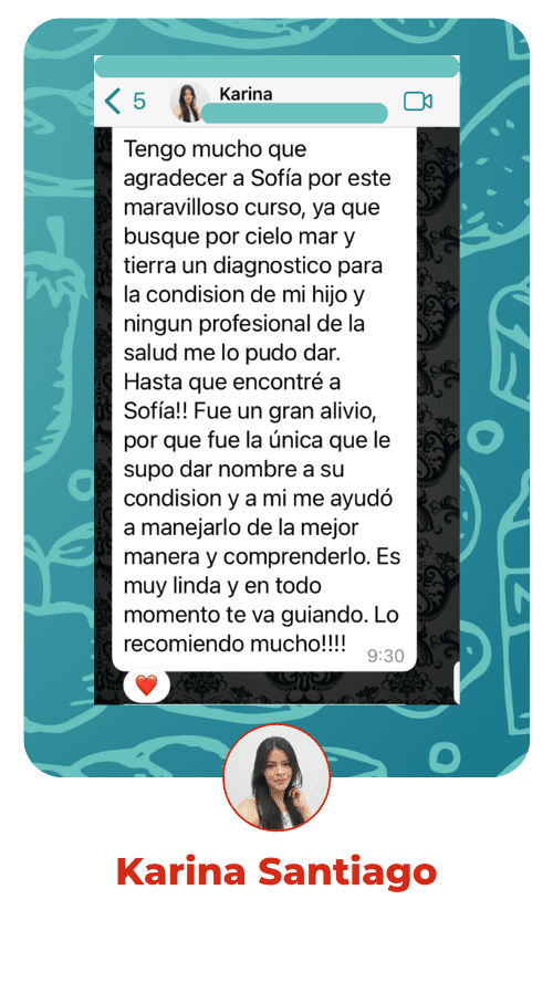 testimonio selectividad alimentaria sensorial